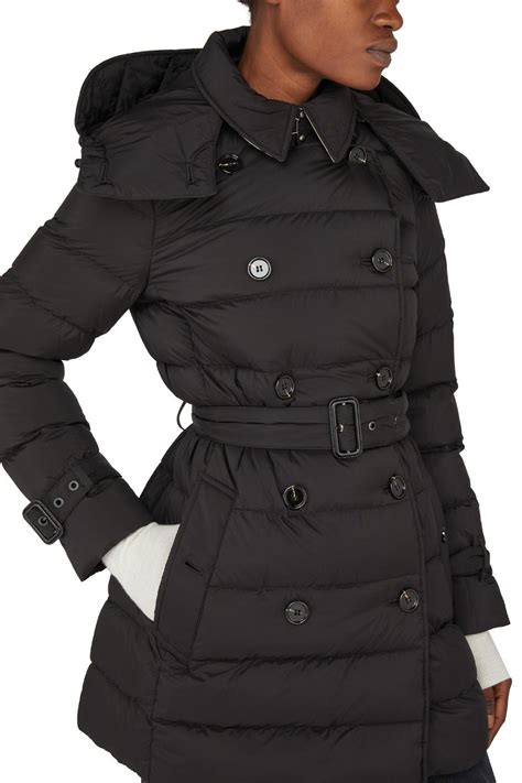 burberry ashwick coat|Burberry Ashwick Belted Hooded Puffer Coat .